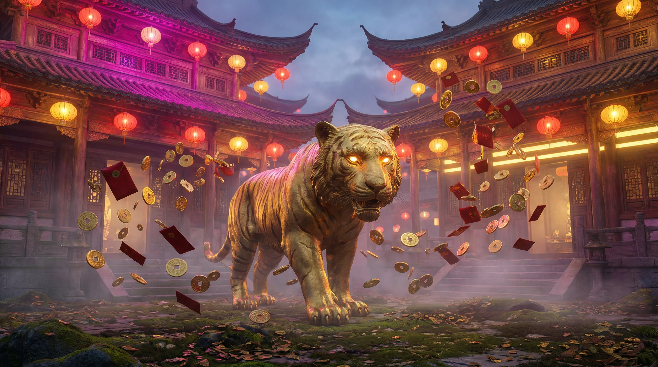 Fortune Tiger juego de tragamonedas con tigre dorado